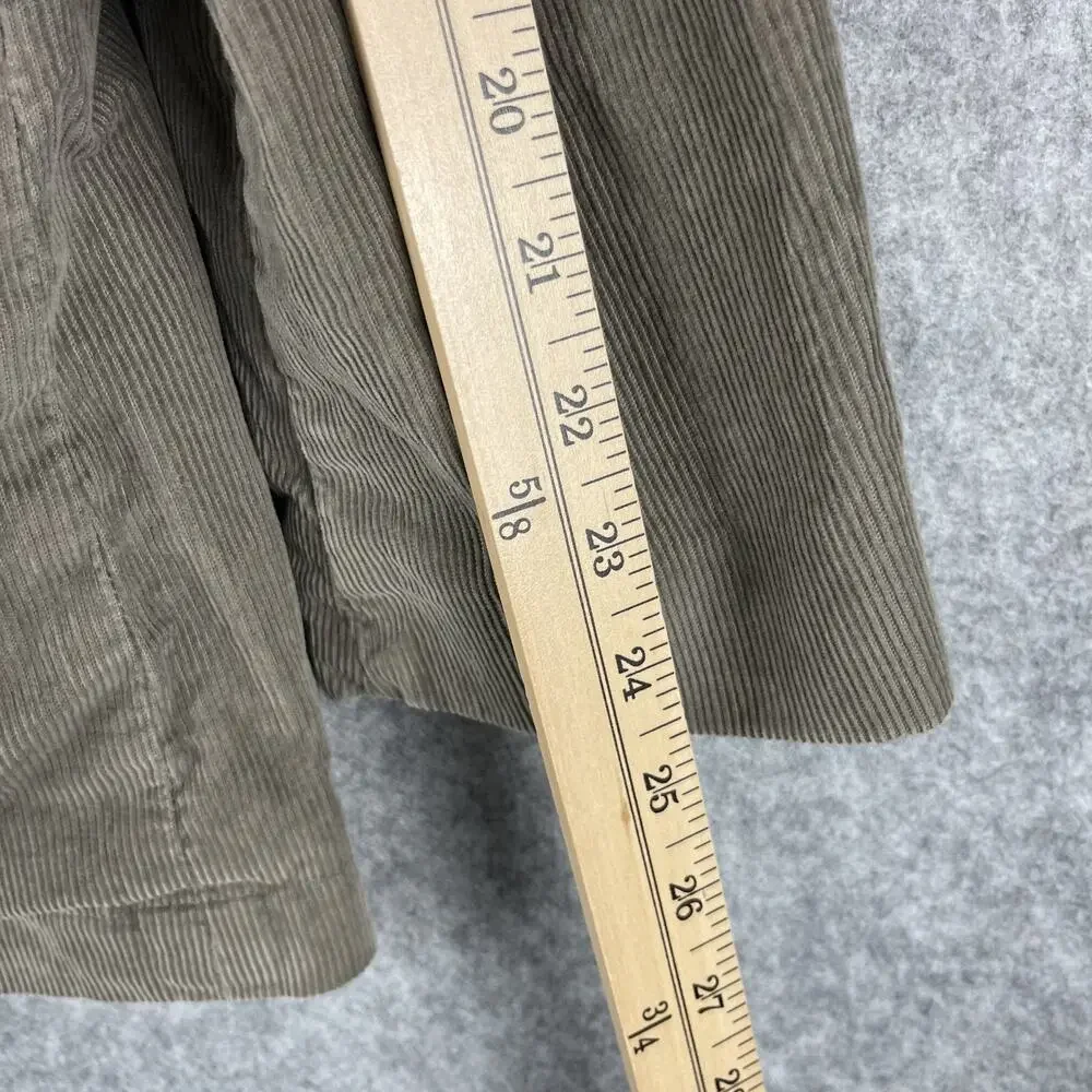 Vintage‎ J Crew Corduroy Blazer Sport Coat Mens Medium Gray Academia 80s 90s